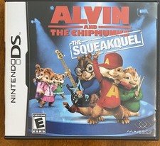 CASE MANUAL ONLY - NO GAME! Alvin And The Chipmunks The Squeakquel (Nintendo DS)