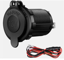 12V Cigarette Lighter Socket Charger Power Adapter For Car Marine Motorcycle RV