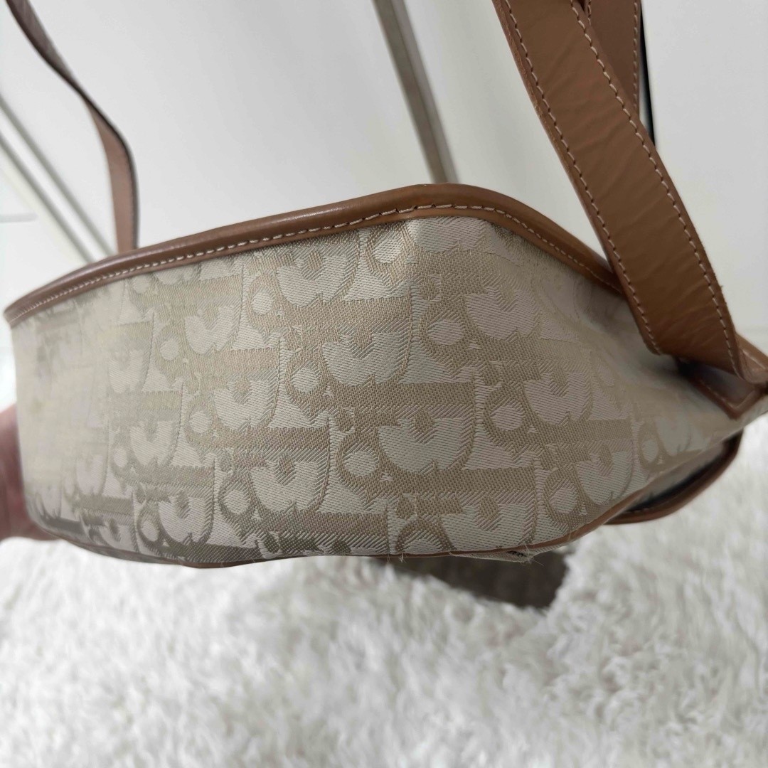 Dior Trotter Pattern Shoulder Bag Beige 090841 — image 14