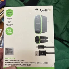 Belkin Boost Up Car Plus Home Charger Kit MFi-Certified, Black
