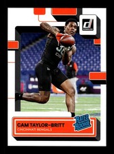 2022 Donruss #378 Cam Taylor-Britt - Cincinnati Bengals RC Football Card