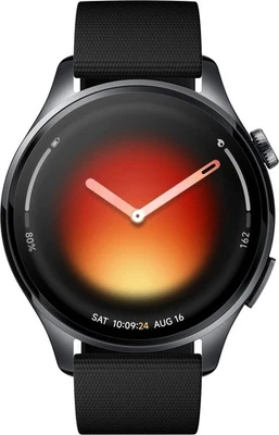 XIAOMI Watch 5 Smartwatch 1,54 Zoll AMOLED Wear OS EKG GPS 32GB Schwarz B-WARE