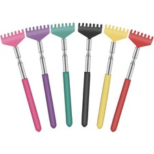 6 Pack Extendable Back Scratcher Portable Telescoping Metal Back Scratchers/...