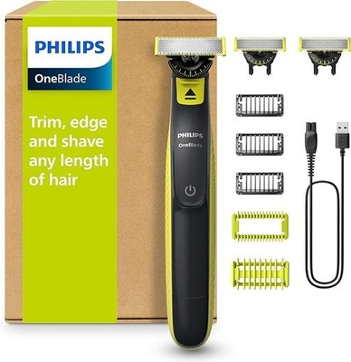 Philips OneBlade Hybrid 360 Klingentechnologie Elektrorasierer für Gesicht & Körper