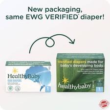 HealthyBaby Organic Cotton Enhanced Chlorine Free Disposable Diaper