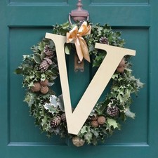 Blank Wooden Letters 6 Inch, Standing Wall Decor, Party Craft, White