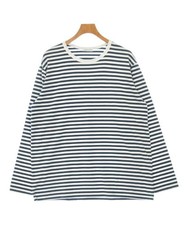 nanamica Men's Tshirt Navy/White Border Used M