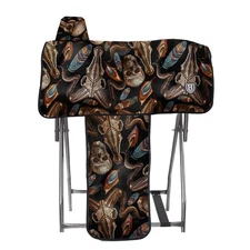 Harrison Howard Sturdy Waterproof Western Saddle Cover | Stylish Prints