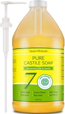 Pure Castile Soap - No Palm Oil, GMO-Free - Gentle Liquid Soap For Sensitive ...