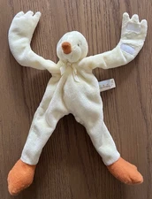 Bunnies By The Bay Duck Duckling Baby Lovey 2010 11” Pacifier Holder