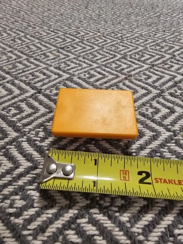 Vintage Fisher-Price Little People: Orange Yellow Coffee Table