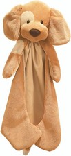 GUND Baby Spunky The Dog Huggybuddy Stuffed Animal with Built-in Baby Blanket, B