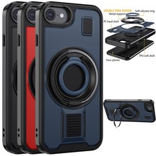 Para Apple iPhone 6 6s 4.7" Resistente Híbrido Estuche Cubierta Anillo Delgado Delgado Protector
