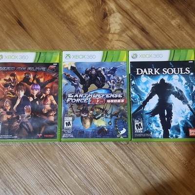 Tecmo D3 Bandai Dead or Alive 5 Earth Defense Force Dark Souls Xbox 360 