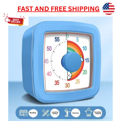 School Visual Timer for Children with Night Light, Digital Stopwatch, Pomodoro T