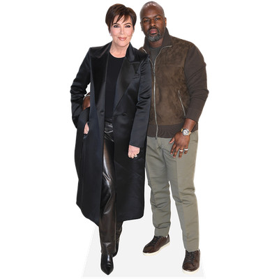 Kris Jenner And Corey Gamble (Duo) Mini Celebrity Cutout