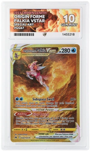 ACE 10 Origin Forme Palkia Vstar GG67/GG70 Crown Zenith Gem Mint Pokemon