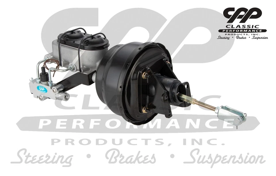 Комплект усилителя тормозов двойных черных 1964–1972 Chevrolet Chevelle El Camino 8 дюймов - Изображение 4 из 4