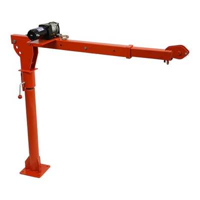 #ad #ad 1100LB Truck Mounted Crane Hoist Pickup Truck Jib Crane w 3000lb Electric Winch $296.80