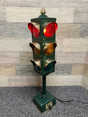 Bar Open - Last Call - Closed Traffic Light Signal Lamp Made Japan