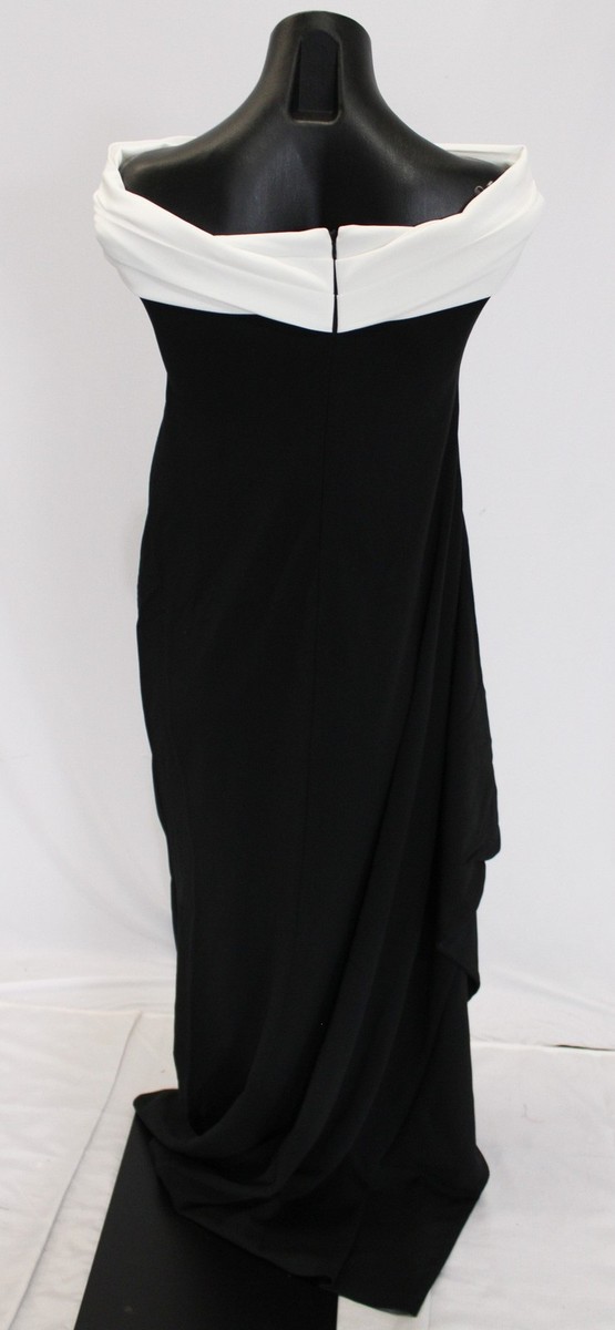 Babyboo Women's Zafira Strapless Side-Slit Maxi Dress LB3 Black/White Size XL | eBay Babyboo Women's Zafira Strapless Side-Slit Maxi Dress LB3 Black/White Size XL | eBay