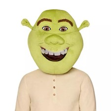 01852151 Spirit Halloween Shrek Mascot Head Full Mask - Shrek One Size Fits Most