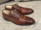 DAVID EDEN LIZARD CROCODILE LEATHER LACE UP OXFORD SHOES 10.5  D — photo 1