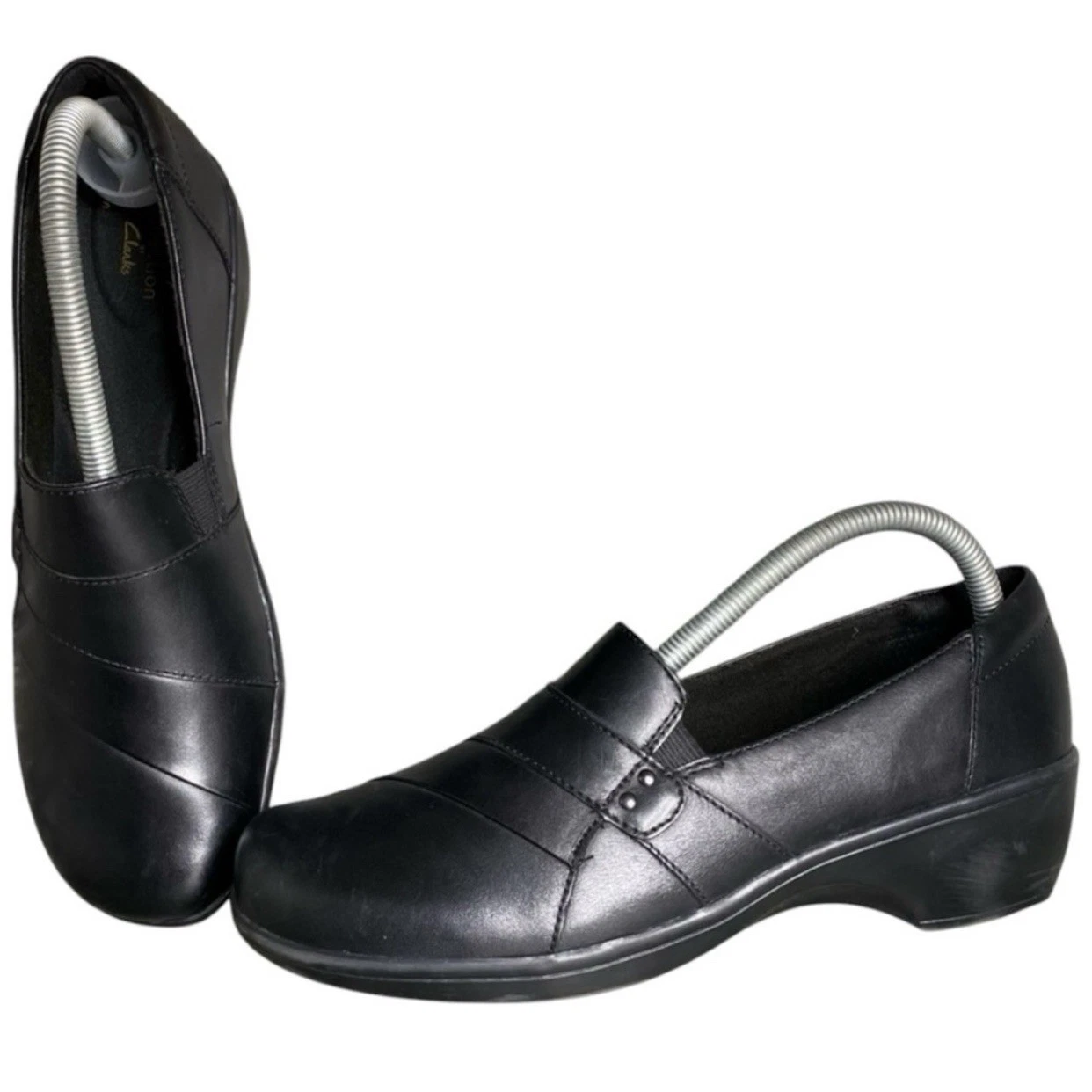 Mocassini Clarks neri donna 9 5