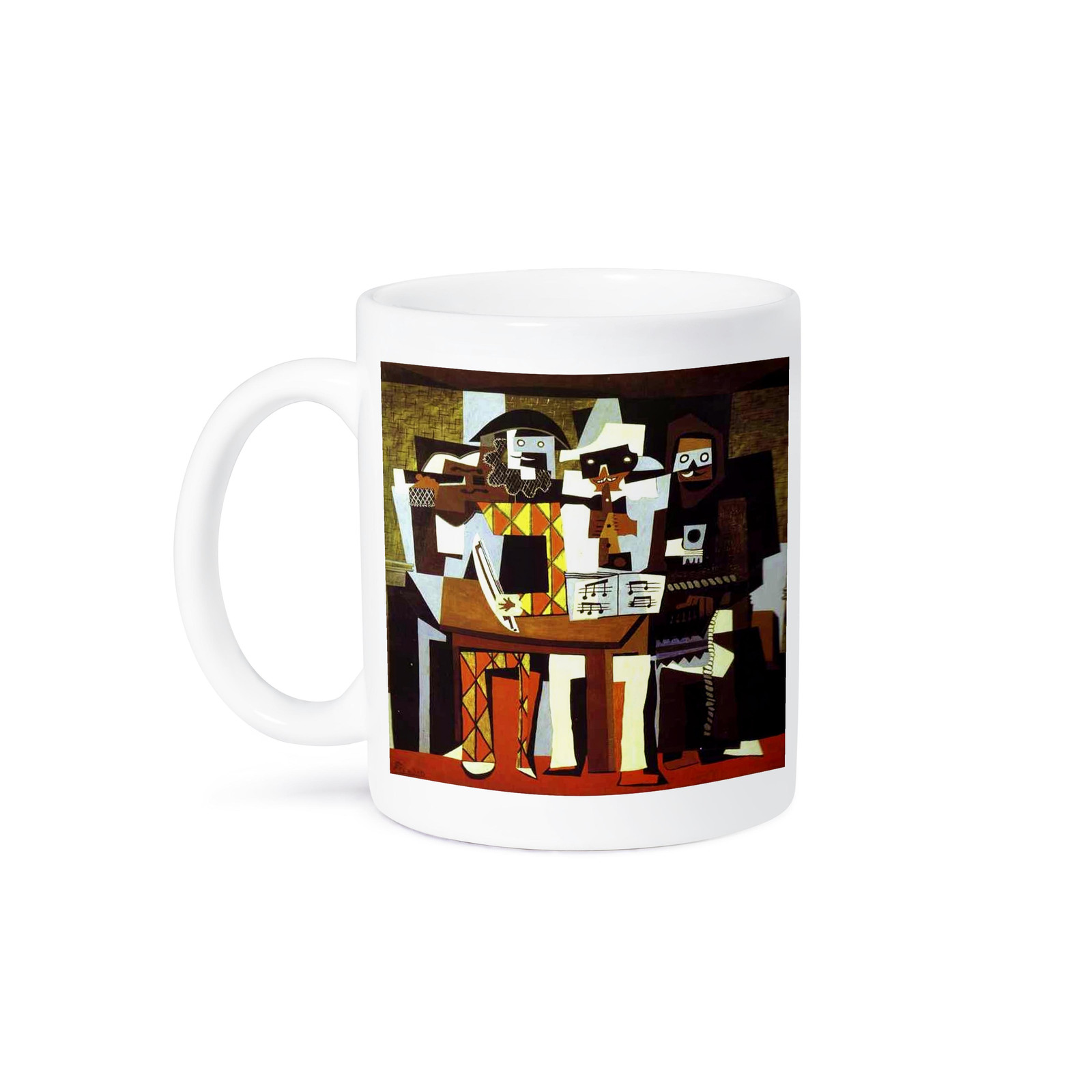 Picasso Musicians and Masks Art Mug by 3dRose