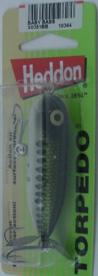 Heddon X0361BB 6.3cm Baby Torpedo 11.1ml Baby Barsch