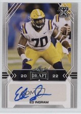 2022 Leaf Draft Auto Ed Ingram #BA-EI1 Auto 1ss3