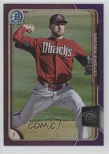 2015 Bowman Chrome Prospects Purple Refractor 186/250 Braden Shipley #BCP228 1i0