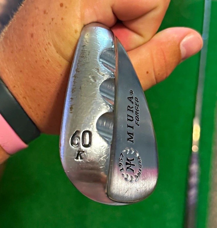 Miura K-Grind 60° Lob Wedge RH Wedge Flex Steel Shaft Silver