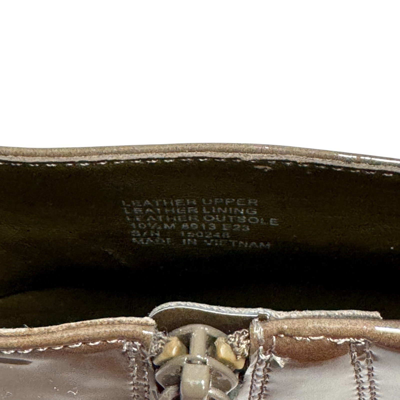 TORY BURCH Brooke Patent Leather Stamped Heel Ankle Boot 10.5, Dark Moss- NEW thumbnail 5