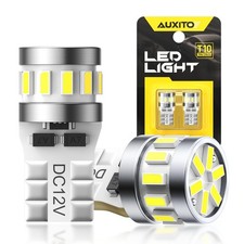 AUXITO Latest 194 LED Bulbs 6500K Bright White 168 2825 T10 W5W 194,
