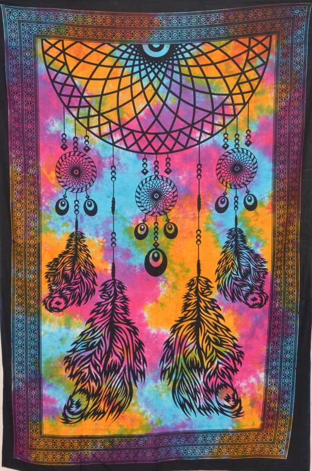 Tagesdecke Bettüberwurf Traumfä Wandbehang Vorhang Überwurf Decke Indisch M 15.1 - Bild 1 von 2