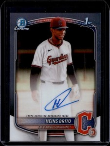 Heins Brito 2025 Bowman Chrome 1st Prospect #CPA-HB RC AUTO Guardians