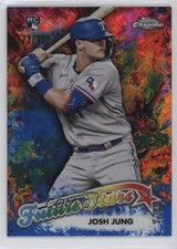 2023 Chrome Logofractor Edition Future Stars Blue Refractor /150 Josh Jung 0v33
