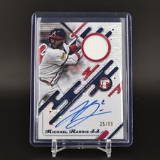 Michael Harris II Pristine Pieces Auto Relic #/99 | 2025 Topps Pristine | Braves