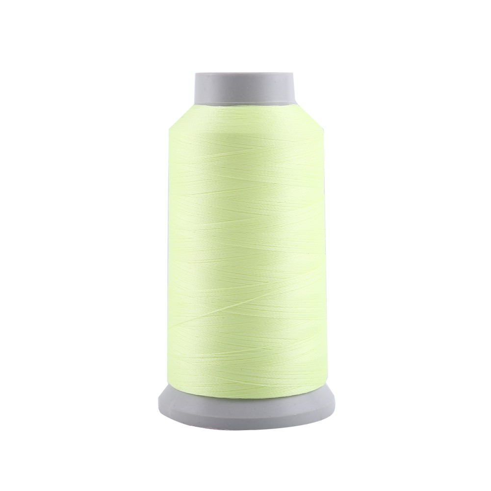 1000 Yards Spool Glow Embroidery Sewing Thread For Night Use