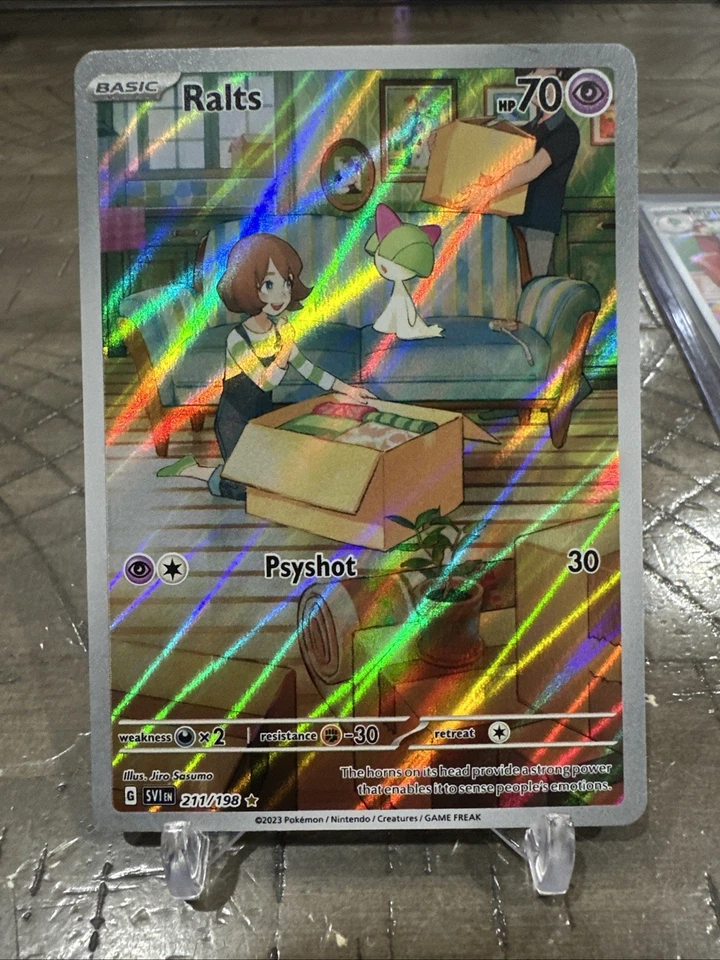 Ralts 211 Kirlia 212 Gardevoir EX 245 Scarlet & Violet Base Set English Cards - Image 2 of 4