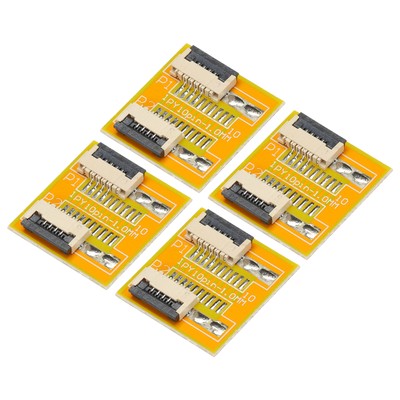 FFC FPC Platine PCB-Extend ZIP HDD-Anschluss 4 Pin 1mm Pitch Einseitig 4stk