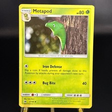 Pokémon TCG Metapod 2/149 Sun & Moon EN Stage 2 Uncommon Regular HP80 NM