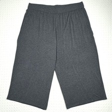 NWT Eileen Fisher Wide Cropped Pant Viscose Stretch Jersey XL Ash Grey Minimalis