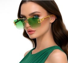Fancy Sunglasses Women UV400 Protection Modern Travel Summer Beach Wear UV400