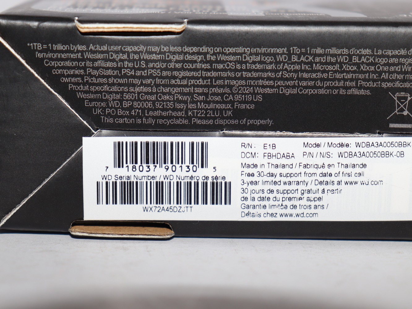 WD Black P10 5TB Portable External Game Hard Drive for PS4,PS5, XBOX, PC