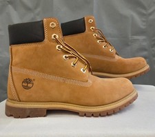 Ladies Brown TIMBERLAND 6-Inch Premium Waterproof Leather Boots UK 9 CG G21