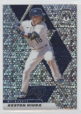 2021 Panini Mosaic Quick Pitch Silver Mosaic Prizm Keston Hiura #43 0bs2