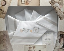 LENZUOLA LENZUOLINO CULLA-CARROZZINA NEONATO (3 PEZZI:sopra+sotto+federa) 