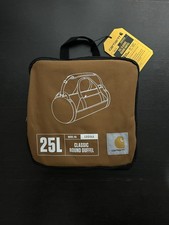 Carhartt 25L Classic Round Duffel Bag CB0444 - Carhartt Brown - SAME DAY SHIP 